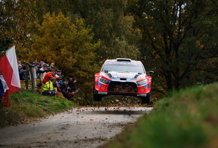 Ott Tänak ja Martin Järveoja Kesk-Euroopa MM-ralli 2025, Foto: Romain Thuillier / Hyundai Motorsport GmbH