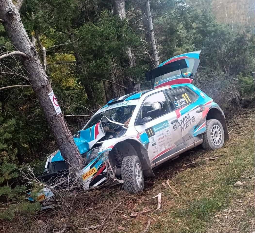Vaiko Samm ja Kaimar Taal Saaremaa ralli 2025, Foto: ewrc-results.com/sotsiaalmeedia