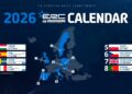 Avaldati 2026. aasta ERC kalender, mis toob kaasa väikeseid muudatusi: Poola vahetab katet, Portugal naaseb