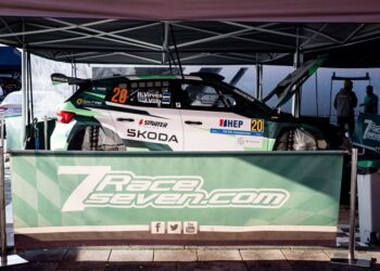 Robert Virves ja Jakko Viilo Horvaatia rallil 2025, Foto: André Lavadinho andre@at-world.com