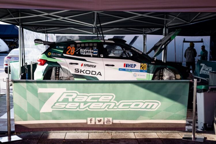 Robert Virves ja Jakko Viilo Horvaatia rallil 2025, Foto: André Lavadinho andre@at-world.com
