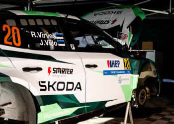 Robert Virves ja Jakko Viilo Horvaatia rallil 2025, Foto: André Lavadinho andre@at-world.com