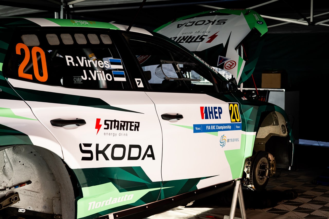 Robert Virves ja Jakko Viilo Horvaatia rallil 2025, Foto: André Lavadinho andre@at-world.com