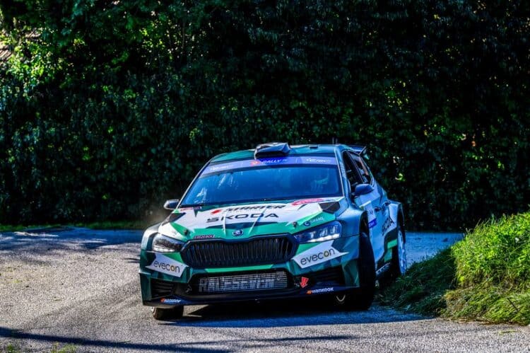 Robert Virves ja Jakko Viilo Horvaatia rallil 2025, Foto: André Lavadinho andre@at-world.com