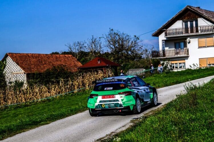 Robert Virves ja Jakko Viilo Horvaatia rallil 2025, Foto: André Lavadinho andre@at-world.com