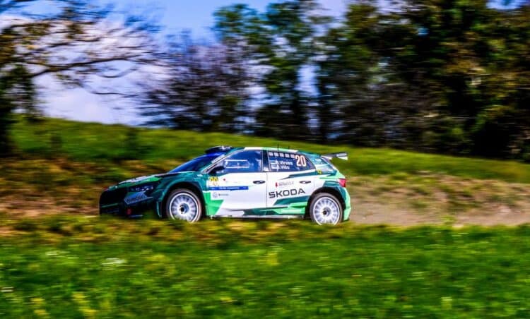 Robert Virves ja Jakko Viilo Horvaatia rallil 2025, Foto: André Lavadinho andre@at-world.com