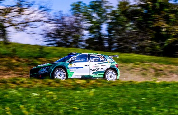 Robert Virves ja Jakko Viilo Horvaatia rallil 2025, Foto: André Lavadinho andre@at-world.com