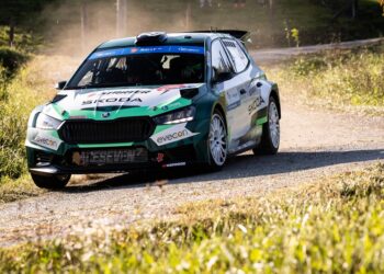 Robert Virves ja Jakko Viilo Horvaatia rallil 2025, Foto: André Lavadinho andre@at-world.com