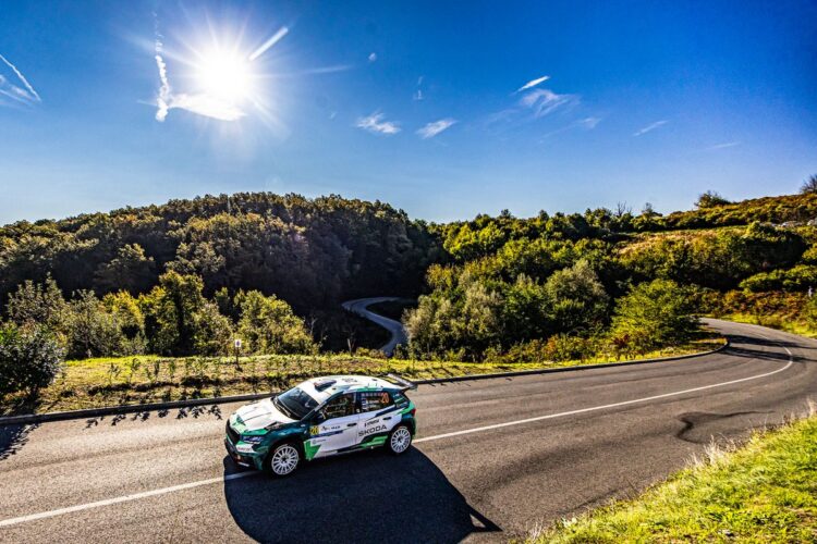 Robert Virves ja Jakko Viilo Horvaatia rallil 2025, Foto: André Lavadinho andre@at-world.com