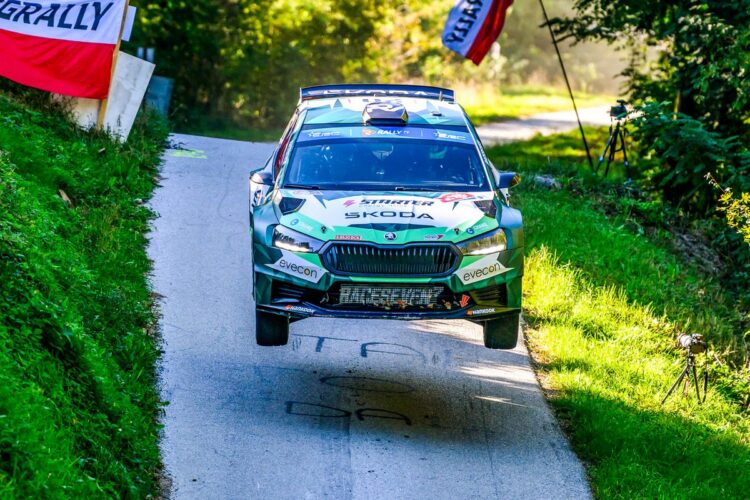 Robert Virves ja Jakko Viilo Horvaatia rallil 2025, Foto: André Lavadinho andre@at-world.com