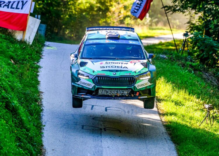 Robert Virves ja Jakko Viilo Horvaatia rallil 2025, Foto: André Lavadinho andre@at-world.com
