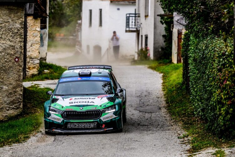 Robert Virves ja Jakko Viilo Horvaatia rallil 2025, Foto: André Lavadinho andre@at-world.com