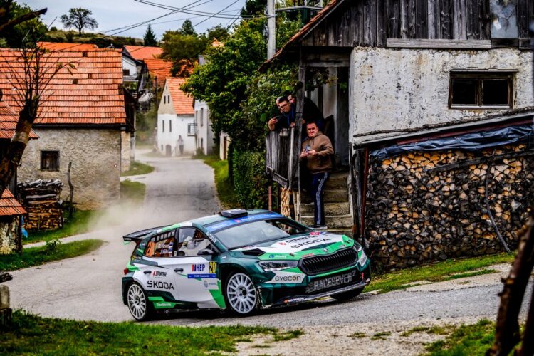 Robert Virves ja Jakko Viilo Horvaatia rallil 2025, Foto: André Lavadinho andre@at-world.com