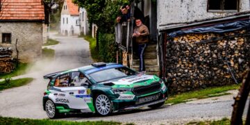 Robert Virves ja Jakko Viilo Horvaatia rallil 2025, Foto: André Lavadinho andre@at-world.com