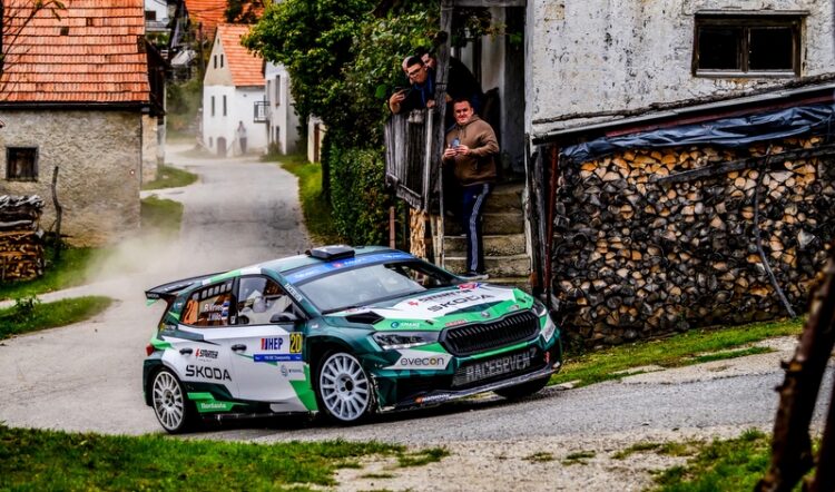 Robert Virves ja Jakko Viilo Horvaatia rallil 2025, Foto: André Lavadinho andre@at-world.com