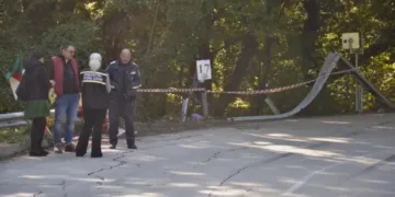 Rally di Varna õnnetuspaik - Foto БГНЕС