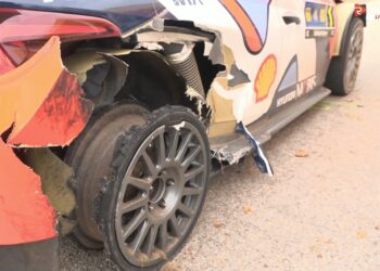 Thierry Neuville auto katse lõpus