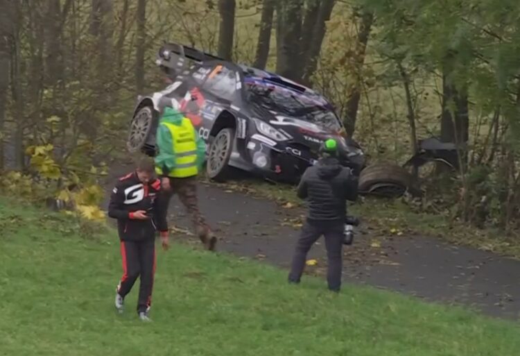 Video: Sébastien Ogier’ avarii, mis lõpetas prantslase Kesk-Euroopa ralli
