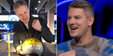 Lõbus video: Ott Tänak ja bowlinguäss Kert Truus üllatasid Õhtu saatejuhti Jüri Butšakovi kingitusega