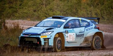 Joosep Ralf Nõgene ja Aleks Lesk, Saaremaa ralli 2025, Foto: Pille Russi