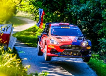 Romet Jürgenson ja Siim Oja Horvaatia ERC rallil 2025, Foto: World / Red Bull Content Pool