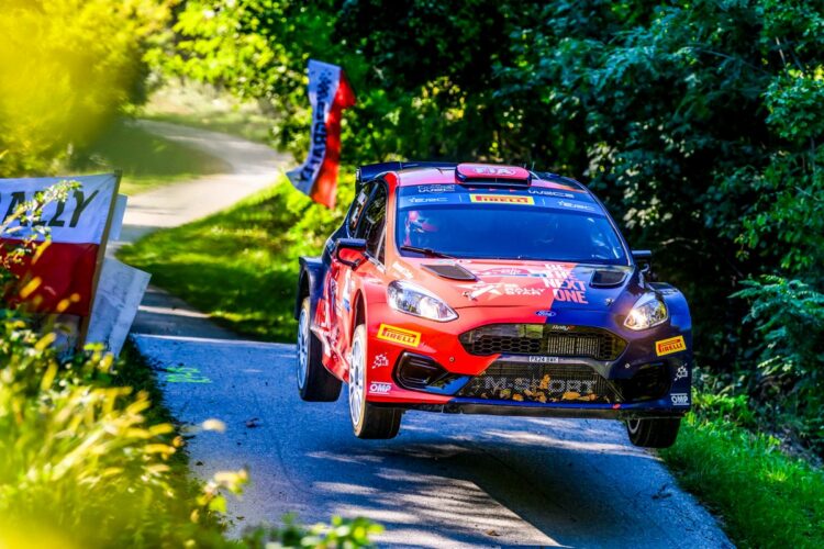 Romet Jürgenson ja Siim Oja Horvaatia ERC rallil 2025, Foto: World / Red Bull Content Pool