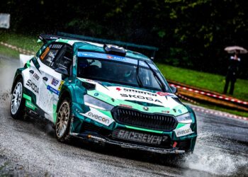 Robert Virves ja Jakko Viilo Horvaatia ERC rallil 2025, Foto: World / Red Bull Content Pool