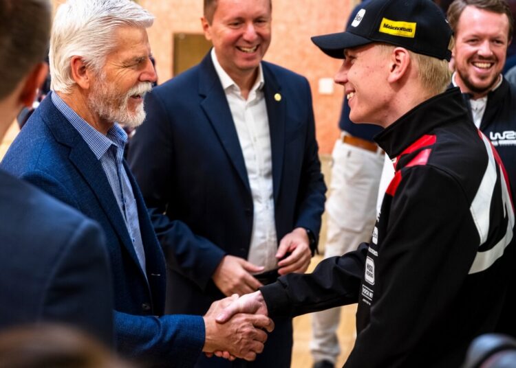 President Petr Pavel ja Sami Pajari. Foto Jaanus Ree / Red Bull Content Pool
