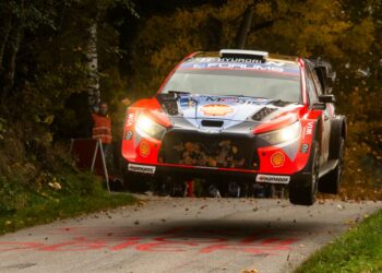 Ott Tänak ja Martin Järveoja Kesk-Euroopa MM-ralli 2025, Foto: Jaanus Ree / Red Bull Content Pool