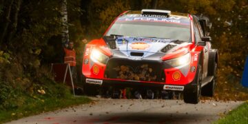 Ott Tänak ja Martin Järveoja Kesk-Euroopa MM-ralli 2025, Foto: Jaanus Ree / Red Bull Content Pool