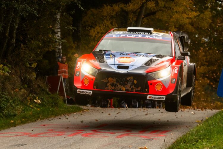 Ott Tänak ja Martin Järveoja Kesk-Euroopa MM-ralli 2025, Foto: Jaanus Ree / Red Bull Content Pool