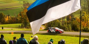 Ott Tänak ja Martin Järveoja Kesk-Euroopa MM-ralli 2025, Foto: Jaanus Ree / Red Bull Content Pool