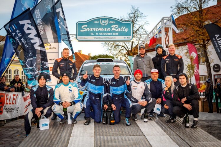 Saaremaa ralli 2025 poodium, Foto: Pille Russi