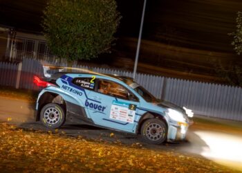 Joosep Ralf Nõgene ja Aleks Lesk, Saaremaa ralli 2025, Foto: Pille Russi