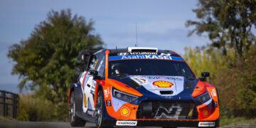 Ott Tänak ja Martin Järveoja Jaapani MM-rallil 2025, Foto: Austral / Hyundai Motorsport GmbH