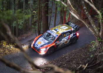 Ott Tänak ja Martin Järveoja Jaapani MM-rallil 2025, Foto: Austral / Hyundai Motorsport GmbH