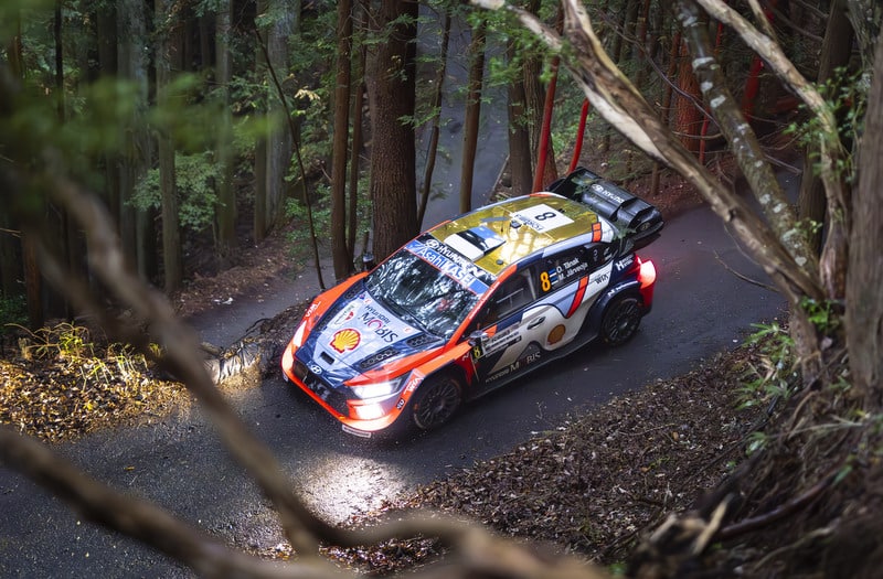 Ott Tänak ja Martin Järveoja Jaapani MM-rallil 2025, Foto: Austral / Hyundai Motorsport GmbH