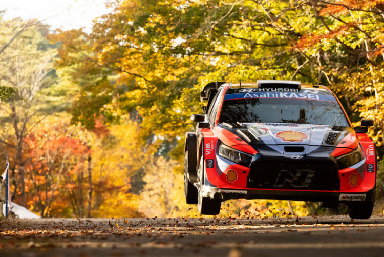 Ott Tänak ja Martin Järveoja Jaapani MM-rallil 2025, Foto: Dufour Fabien / Hyundai Motorsport GmbH