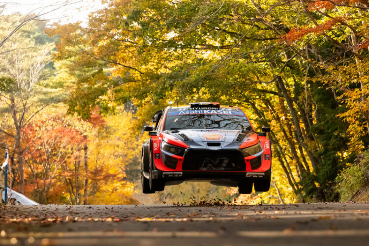 Adrien Forumaux Jaapani MM-ralli 2025, Foto: Dufour Fabien / Hyundai Motorsport GmbH