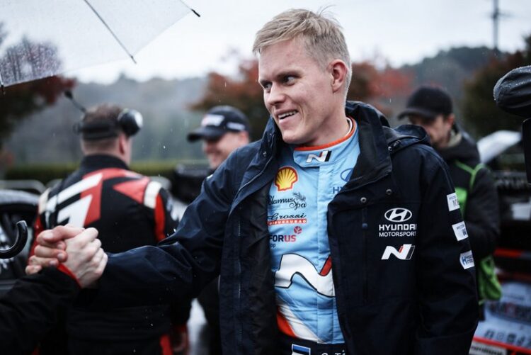 Ott Tänak Jaapani MM-ralli 2025, Foto: Vincent Thuillier / Hyundai Motorsport GmbH