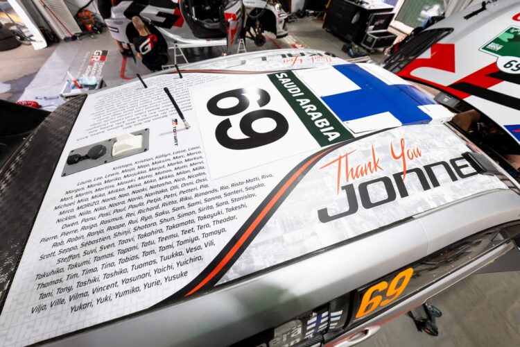 Kalle Rovanperä ja Jonne Halttunen, Jeddah, Saudi Araabia 2025. Foto: Toyota Gazoo Racing