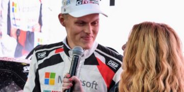 Ott Tänak ja Becs Williams, Foto: Mari Kirss / ralli.ee