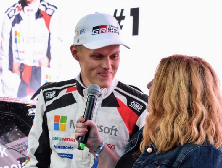 Ott Tänak ja Becs Williams, Foto: Mari Kirss / ralli.ee