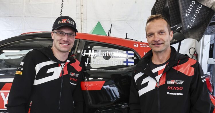 Jari-Matti Latvala ja Juho Hänninen. Foto: McKlein
