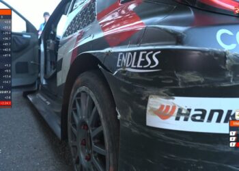 Kalle Rovanperä Toyota vasak tagumine ratas katse lõpus