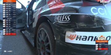 Kalle Rovanperä Toyota vasak tagumine ratas katse lõpus