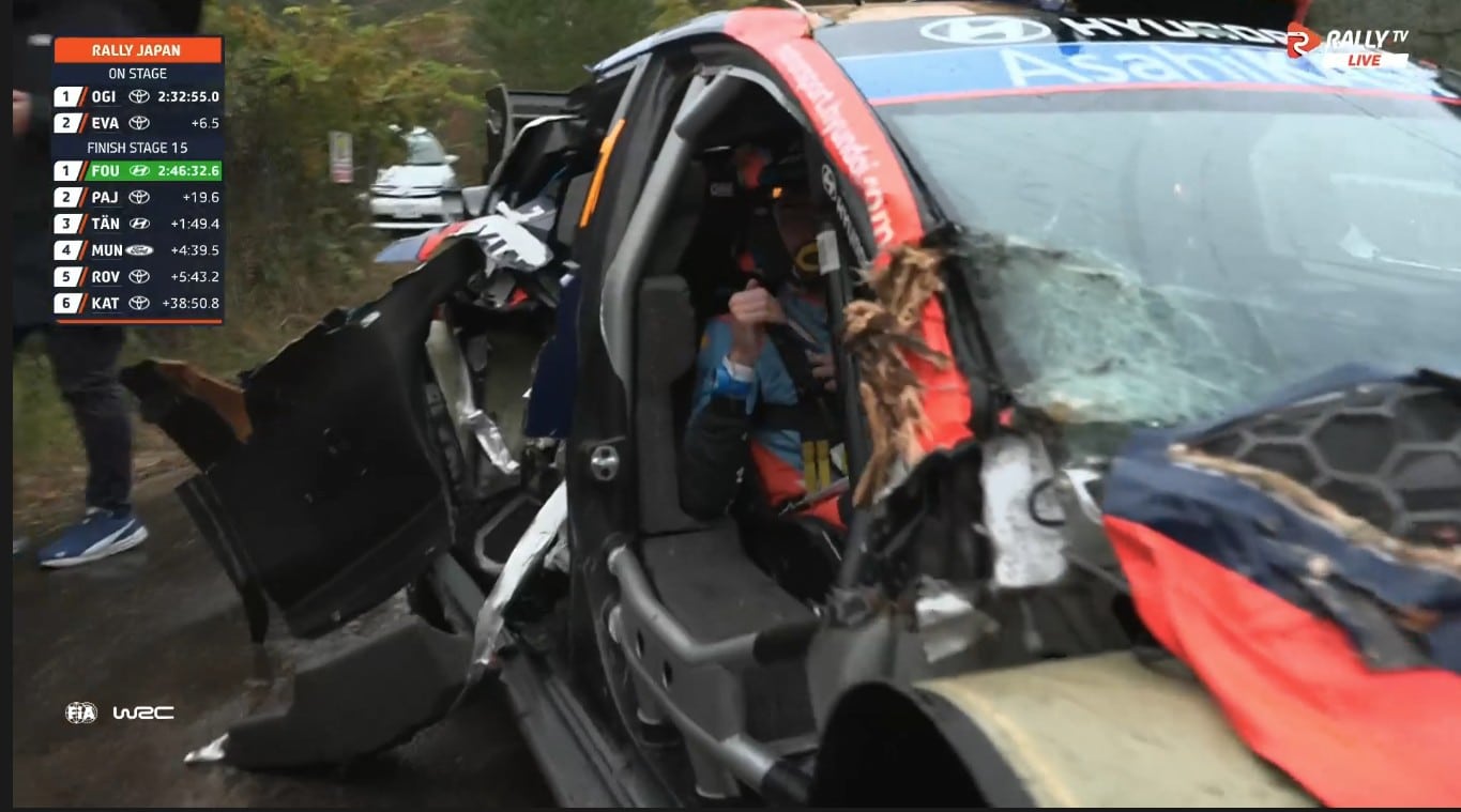 Adrien Fourmaux auto katse lõpus