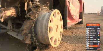 Martins Sesksi Ford Puma parem tagumine ratas katse lõpus