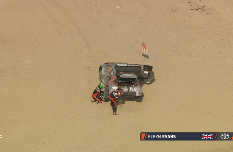 Kas tiitliheitlus on läbi? Evansi rehvipurunemine andis kõik trumbid Ogier’le