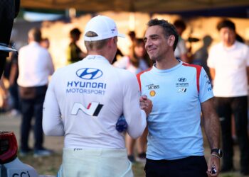 Ott Tänak ja Cyril Abiteboul Autor/allikas: Hyundai Motorsport